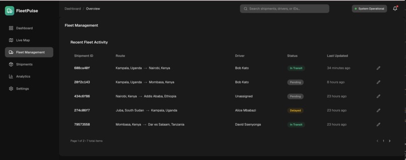 FleetPulse – screenshot 2