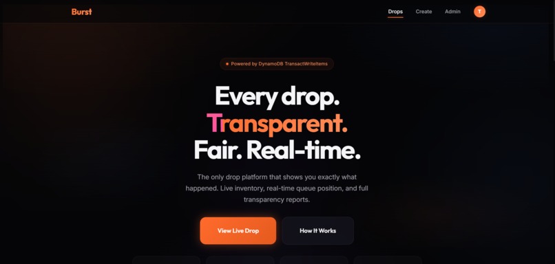 Burst – screenshot 1
