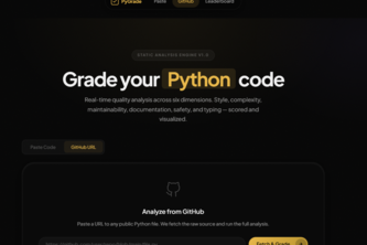 PyGrade — Code quality analysis for Python, visualized.