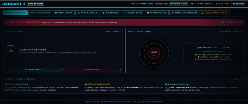 Emergency communication during network outage – screenshot 3