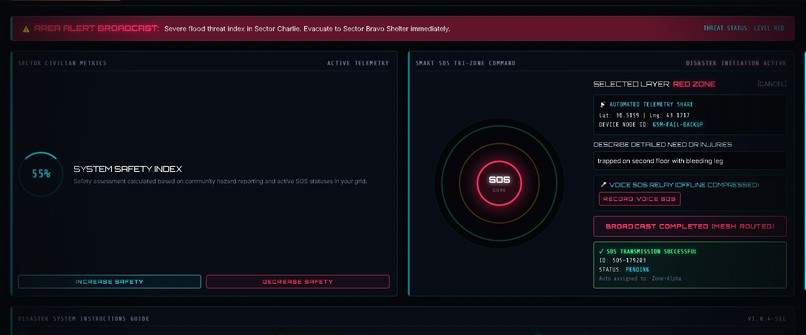 Emergency communication during network outage – screenshot 4