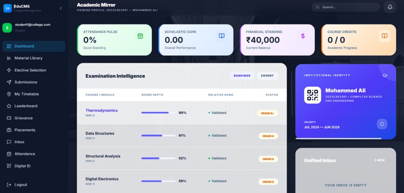 College Management System  – screenshot 3