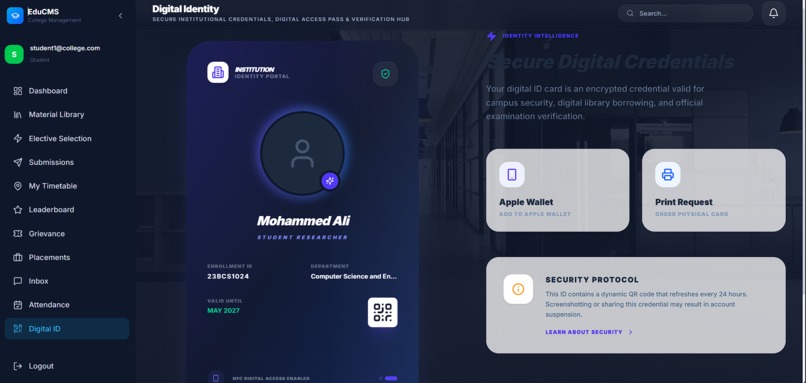 College Management System  – screenshot 9