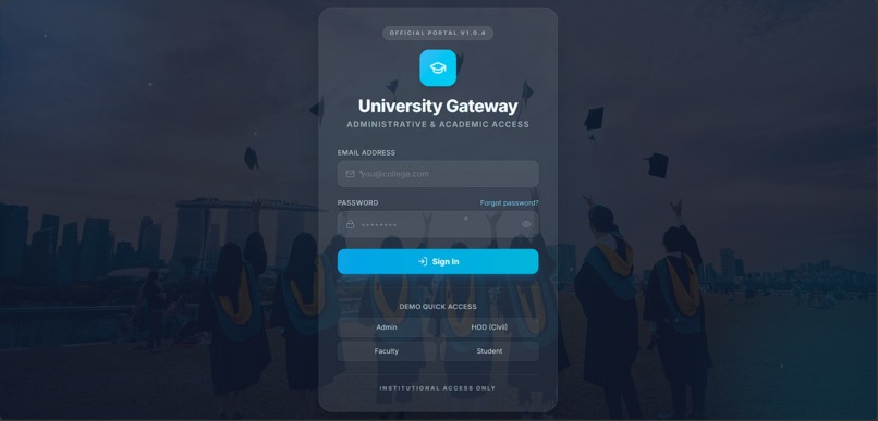 College Management System  – screenshot 1
