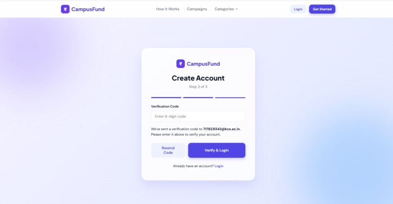 CampusFund: Empowering Student Innovations – screenshot 3
