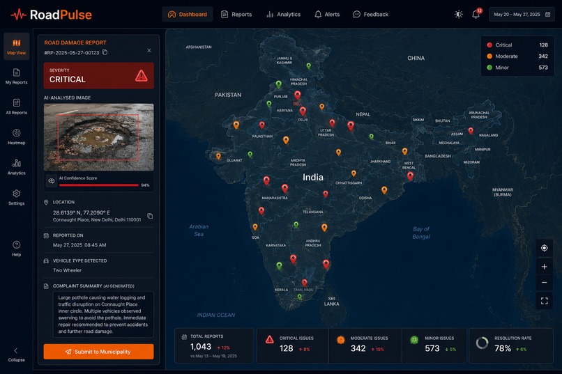 RoadPulse – screenshot 1