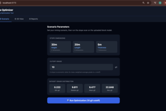 Stope Shape Optimizer