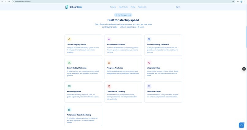 Onboard Ease – screenshot 2