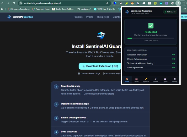 Sentinel AI Guardian – screenshot 2