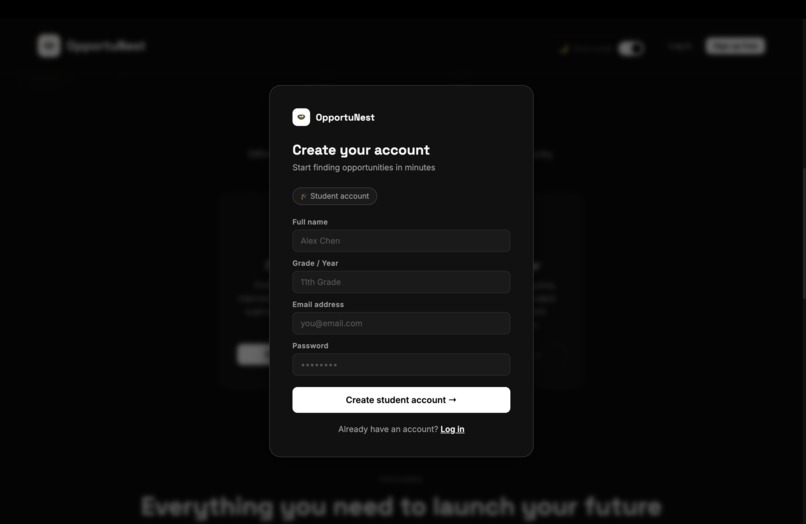 OpportuNest – screenshot 3