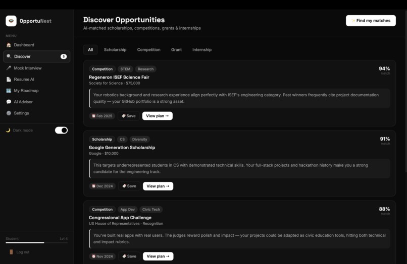OpportuNest – screenshot 5