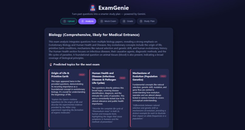 ExamGenie – screenshot 2