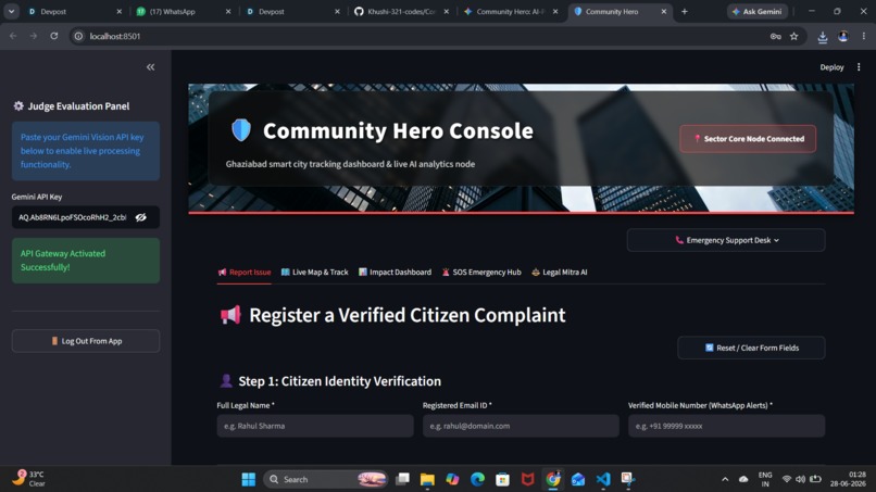 Community Hero: Hyperlocal AI Safety Network – screenshot 1