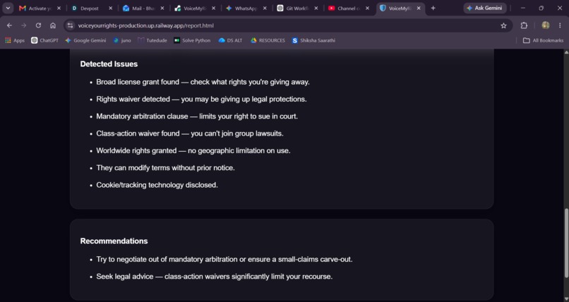 VoiceMyRights – screenshot 3