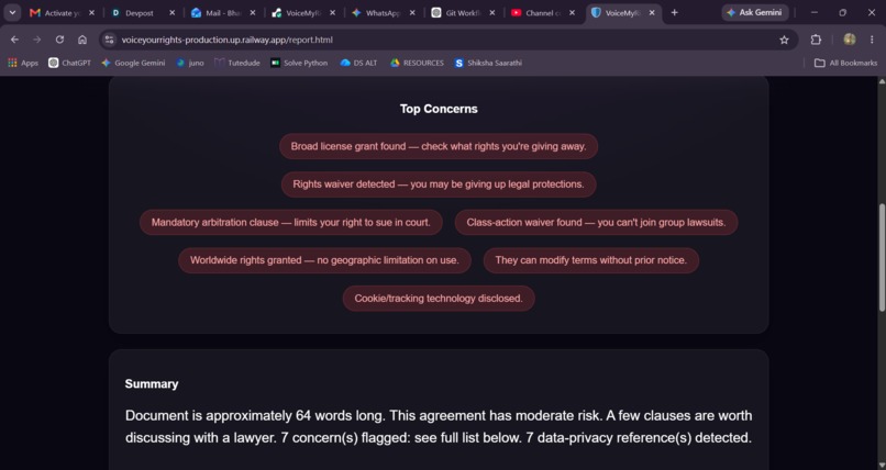 VoiceMyRights – screenshot 4