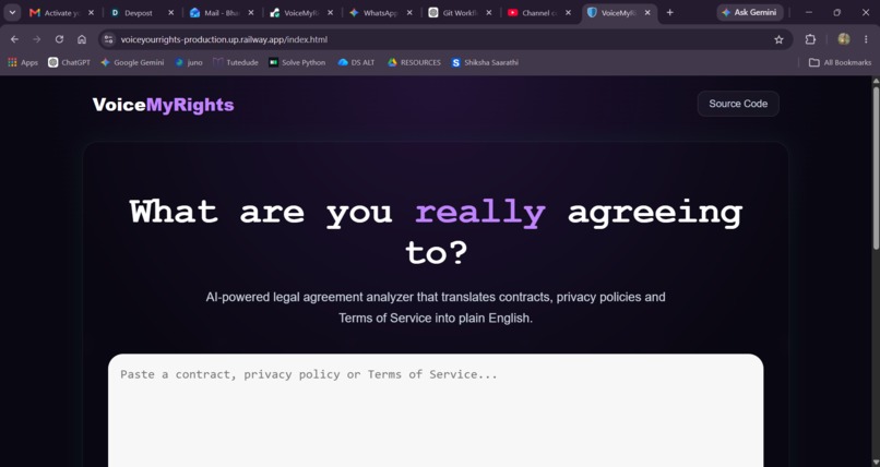 VoiceMyRights – screenshot 5