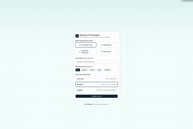 Trust Passport – screenshot 2