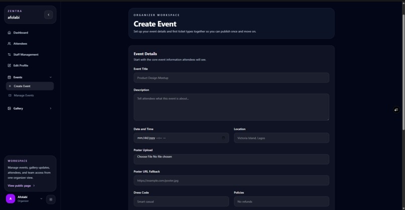 ZENTRA – screenshot 3