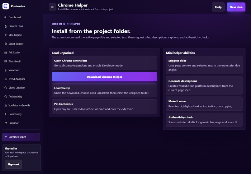 Contentus – screenshot 3