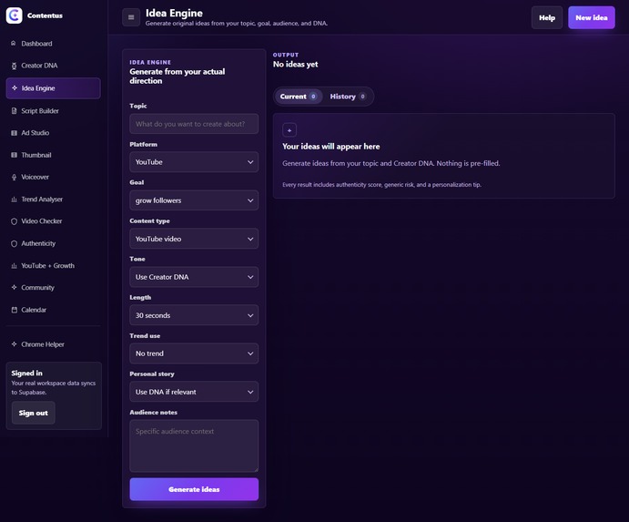 Contentus – screenshot 4