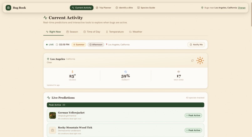 BugBook – screenshot 2