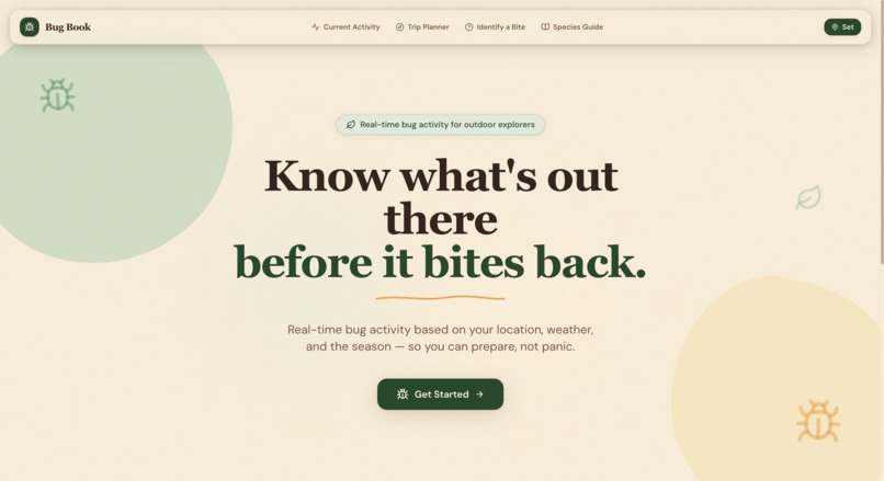 BugBook – screenshot 1
