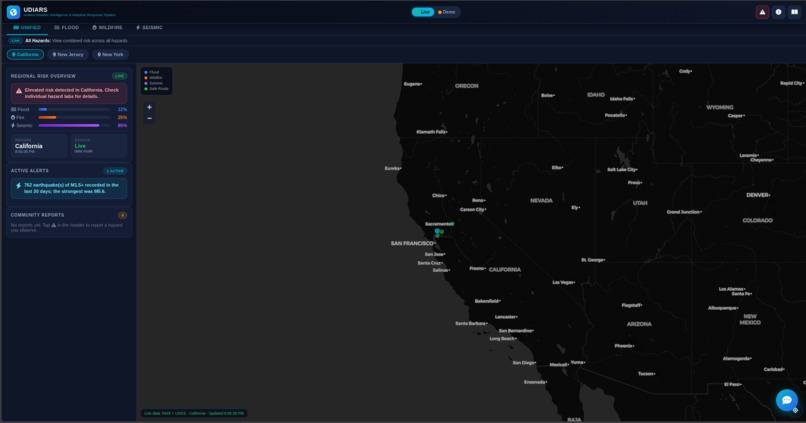 Unified Disaster Intelligence & Adaptive Response System – screenshot 1