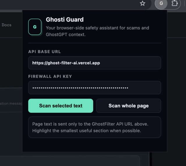 GhostFilter AI – screenshot 1
