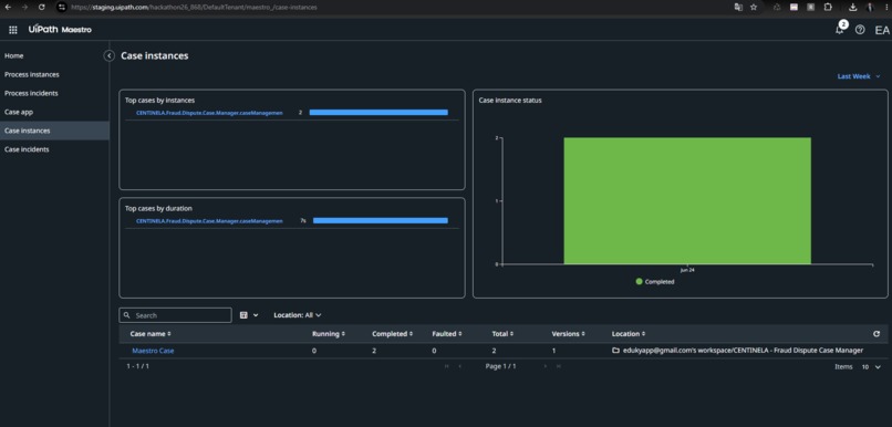 CENTINELA — Fraud Dispute Intelligence – screenshot 4