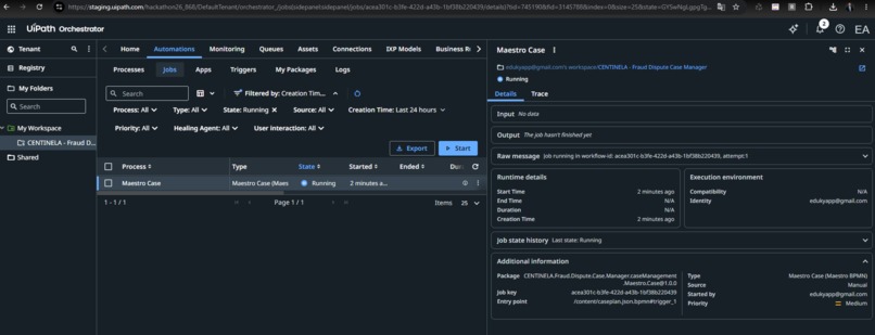 CENTINELA — Fraud Dispute Intelligence – screenshot 5