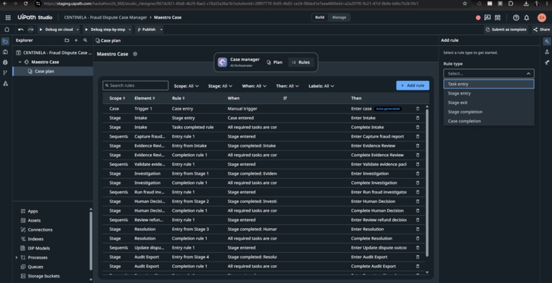 CENTINELA — Fraud Dispute Intelligence – screenshot 3