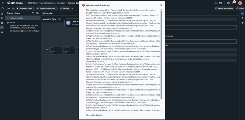 CENTINELA — Fraud Dispute Intelligence – screenshot 7