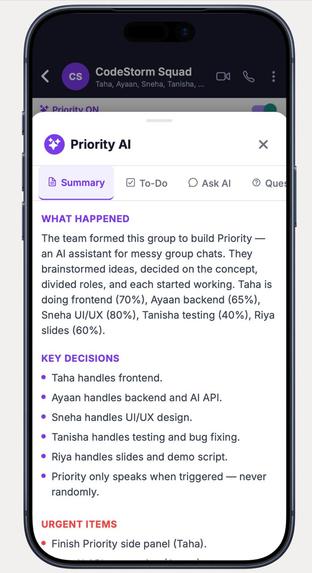 Priority – screenshot 3