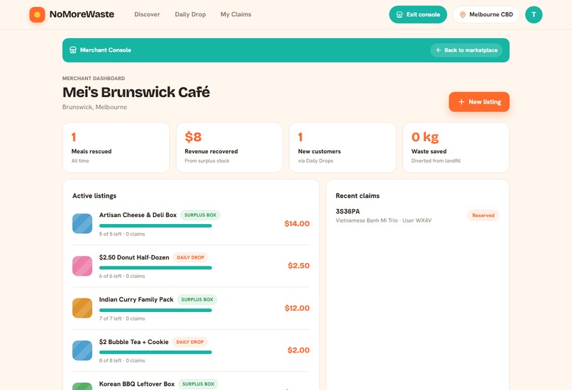 NoMoreWaste – screenshot 3