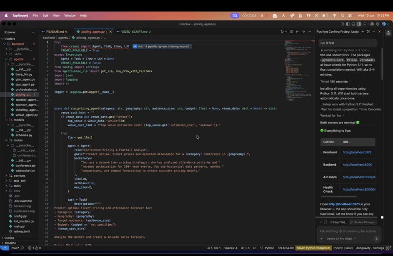 Confer – screenshot 1