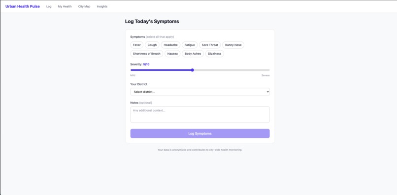 Urban Health Pulse – screenshot 1