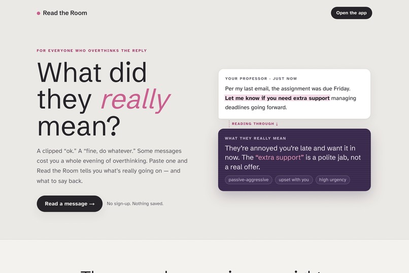 Read the Room  – screenshot 1