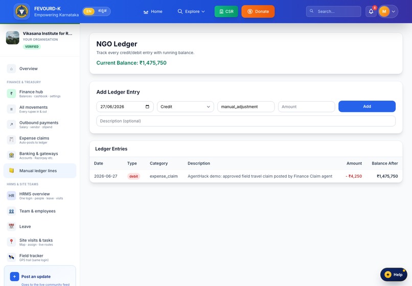 ImpactOps Maestro — Agentic Back-Office for NGOs & CSR – screenshot 7