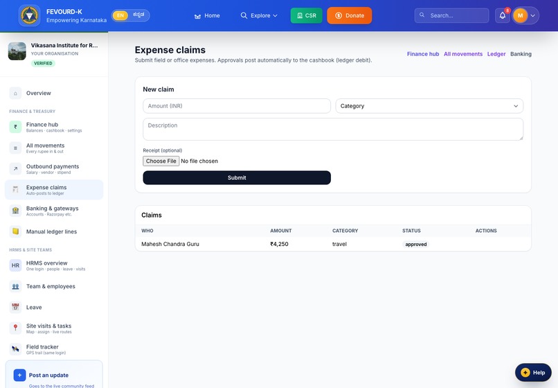 ImpactOps Maestro — Agentic Back-Office for NGOs & CSR – screenshot 6