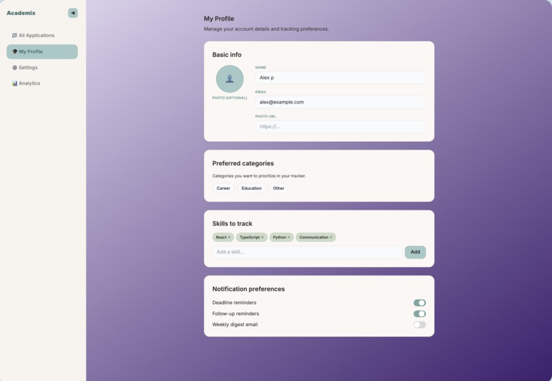 Academix – screenshot 3