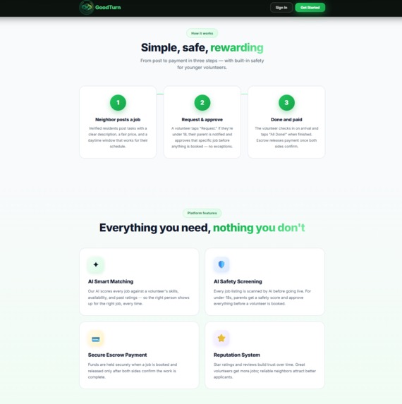 GoodTurn – screenshot 3