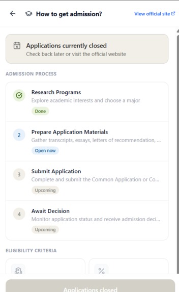 PathMind - Your AI College Mentor – screenshot 5