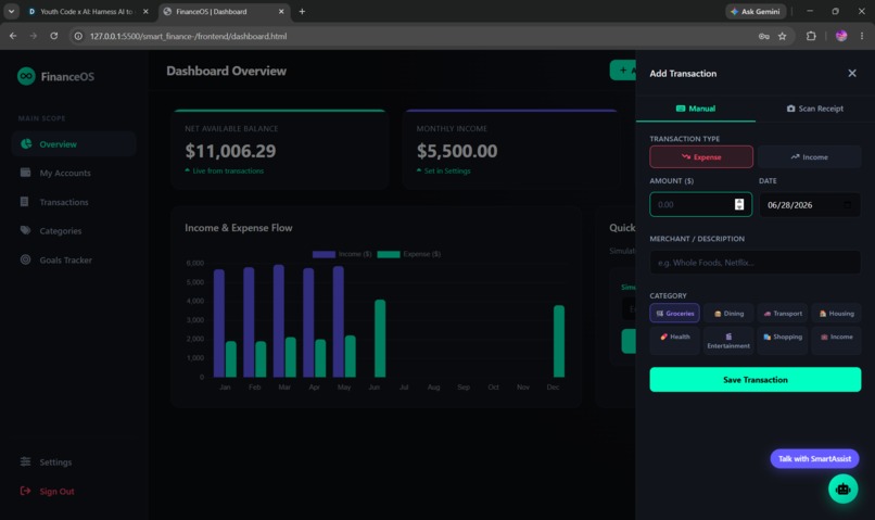 FinanceOS – screenshot 1