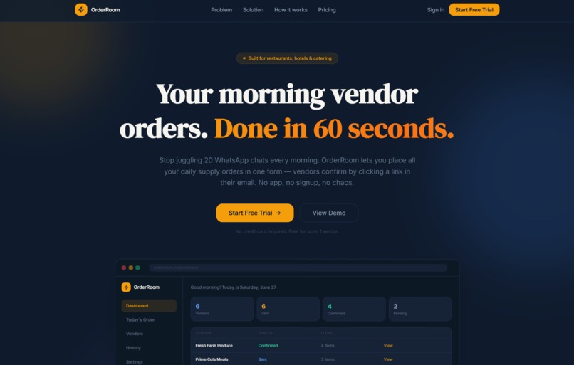 OrderRoom – screenshot 2