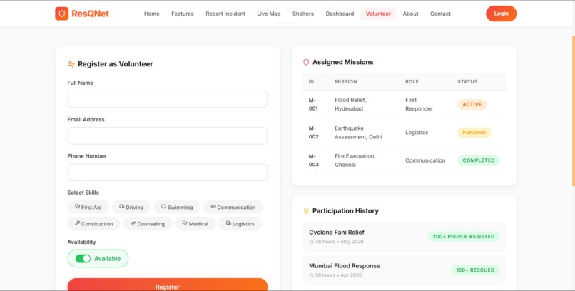 ResQNet – screenshot 3