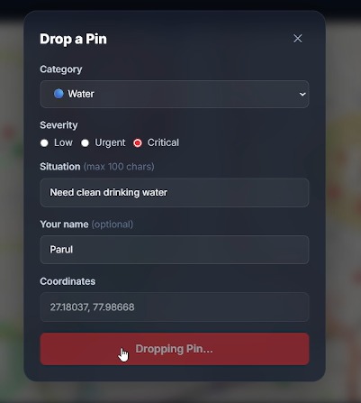 CrisisMapper – screenshot 3