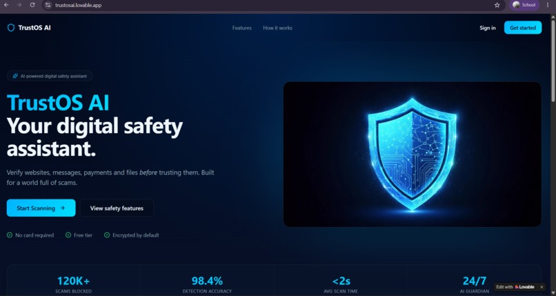 TrustOS AI – screenshot 1
