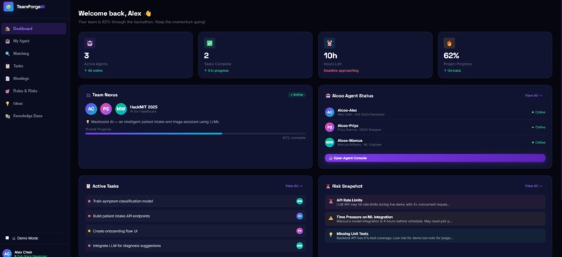 TeamForgeAI – screenshot 1