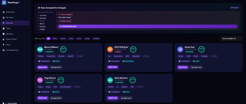 TeamForgeAI – screenshot 3