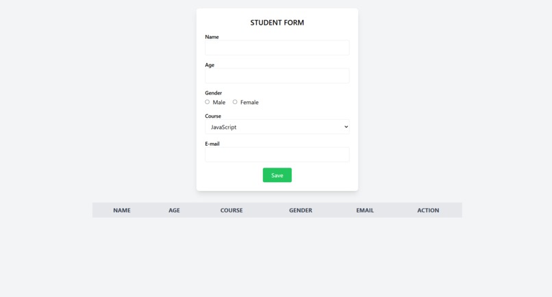 EduStream Student Form Portal – screenshot 1